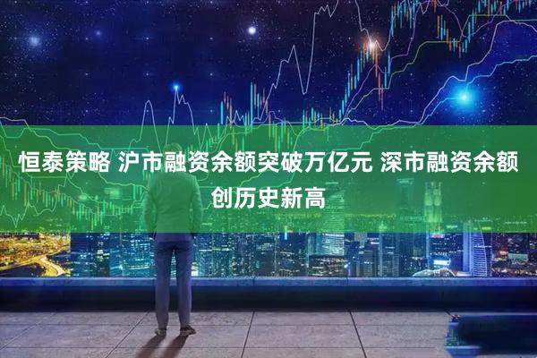 恒泰策略 沪市融资余额突破万亿元 深市融资余额创历史新高