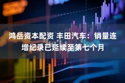 鸿岳资本配资 丰田汽车：销量连增纪录已延续至第七个月